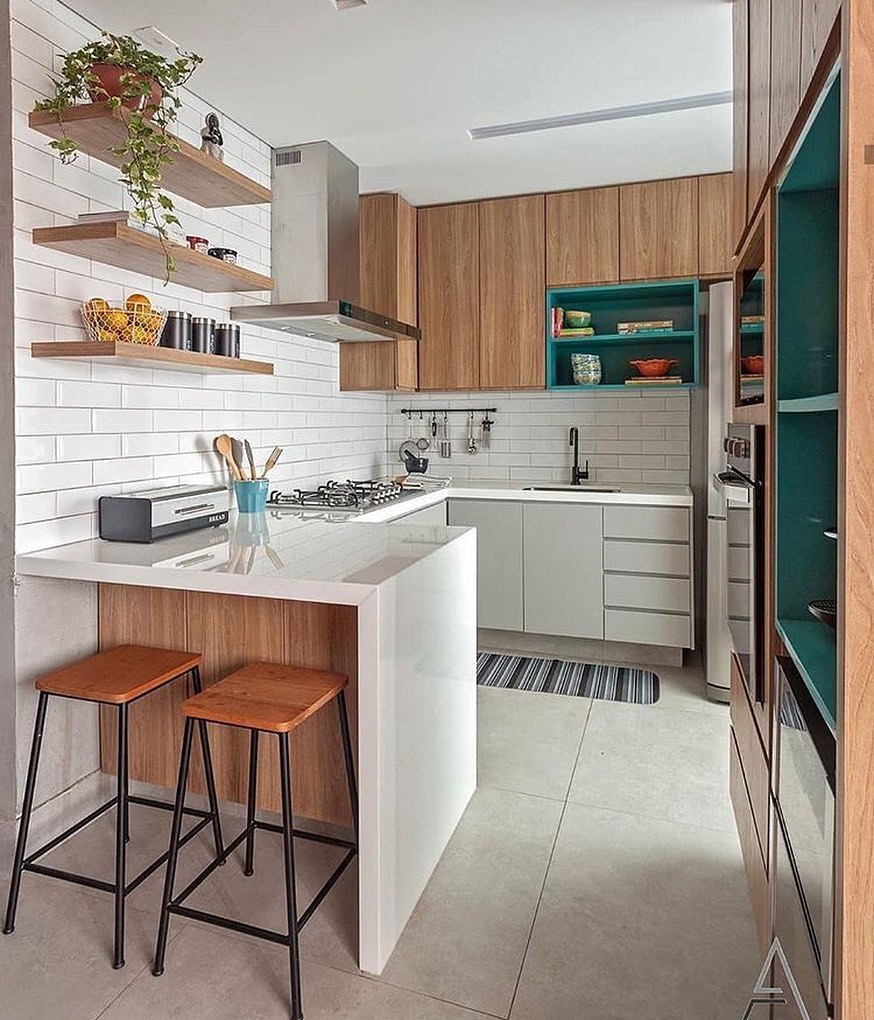 Cozinha para apartamento pequeno