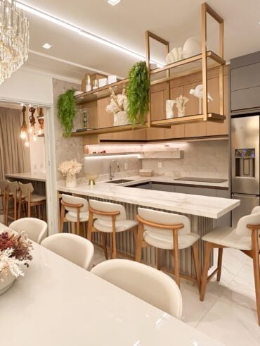 Cozinha para apartamentos compactos