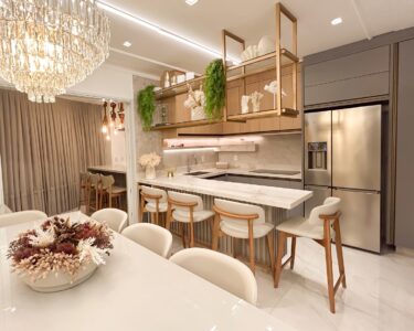 Cozinha para apartamentos compactos