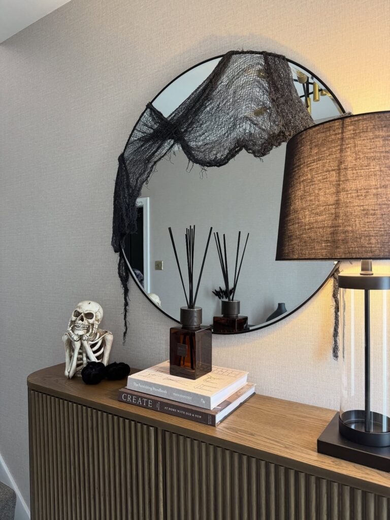 Decoração de halloween em casa