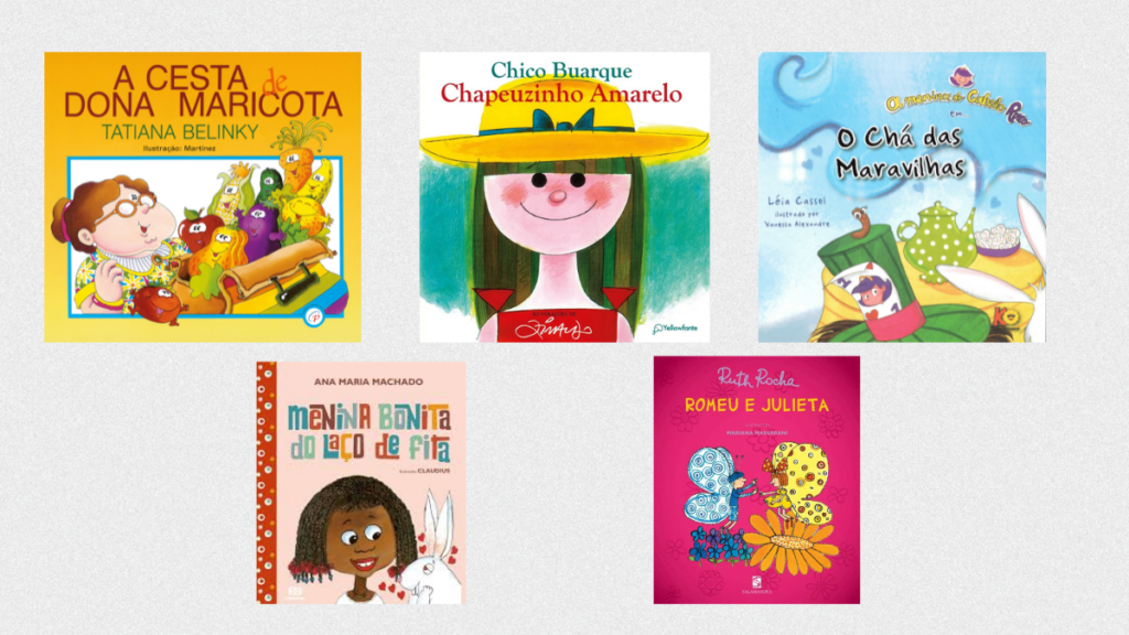 Capas de livros infantis