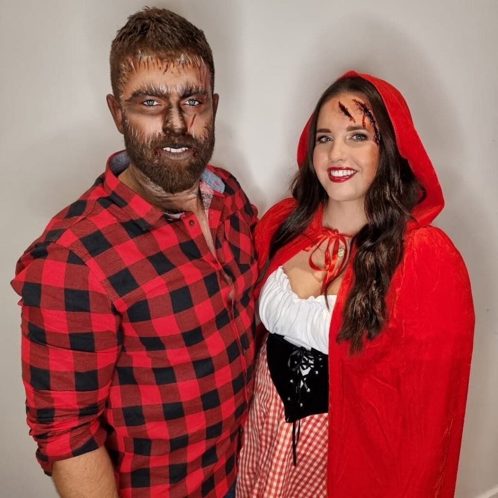 Fantasia de Halloween para casal