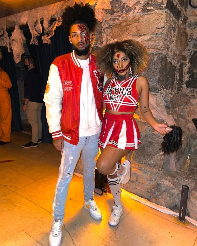 Fantasia de Halloween para casal