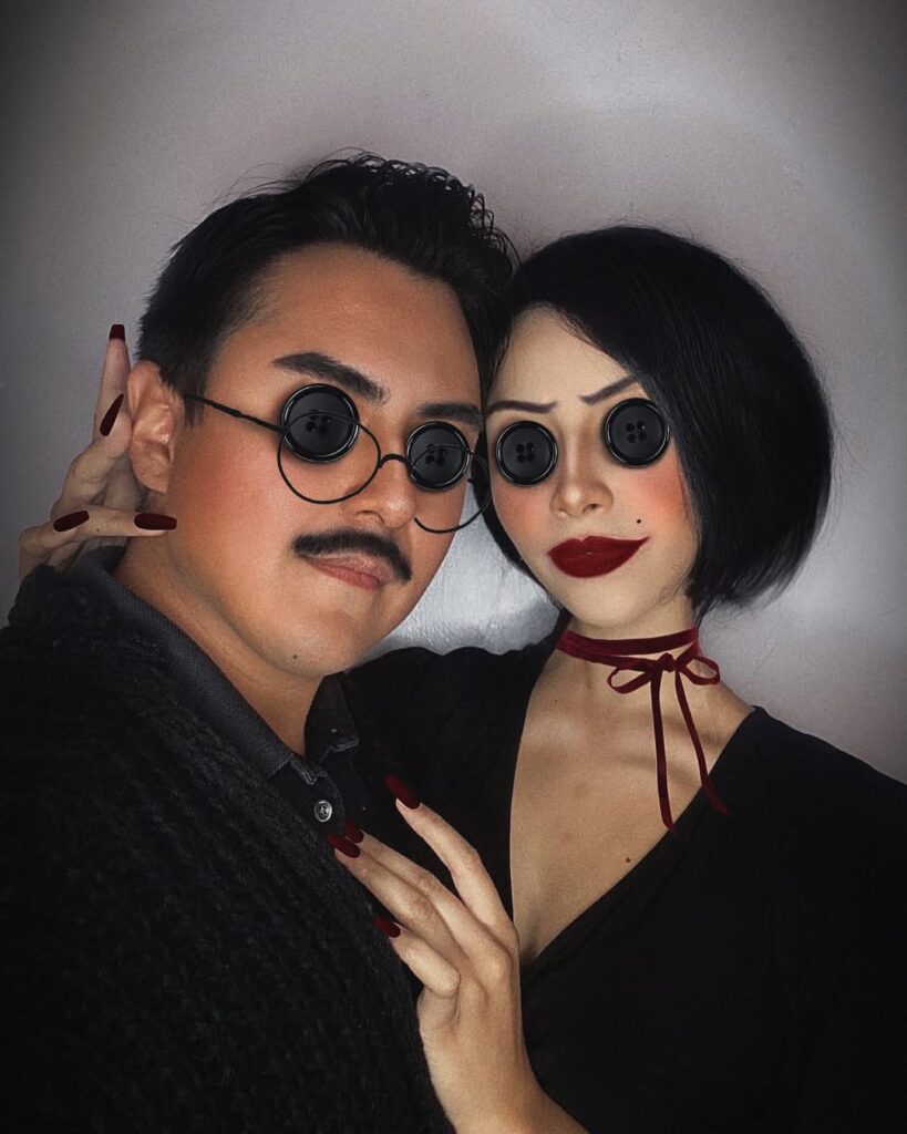 Fantasia de casal para o Halloween