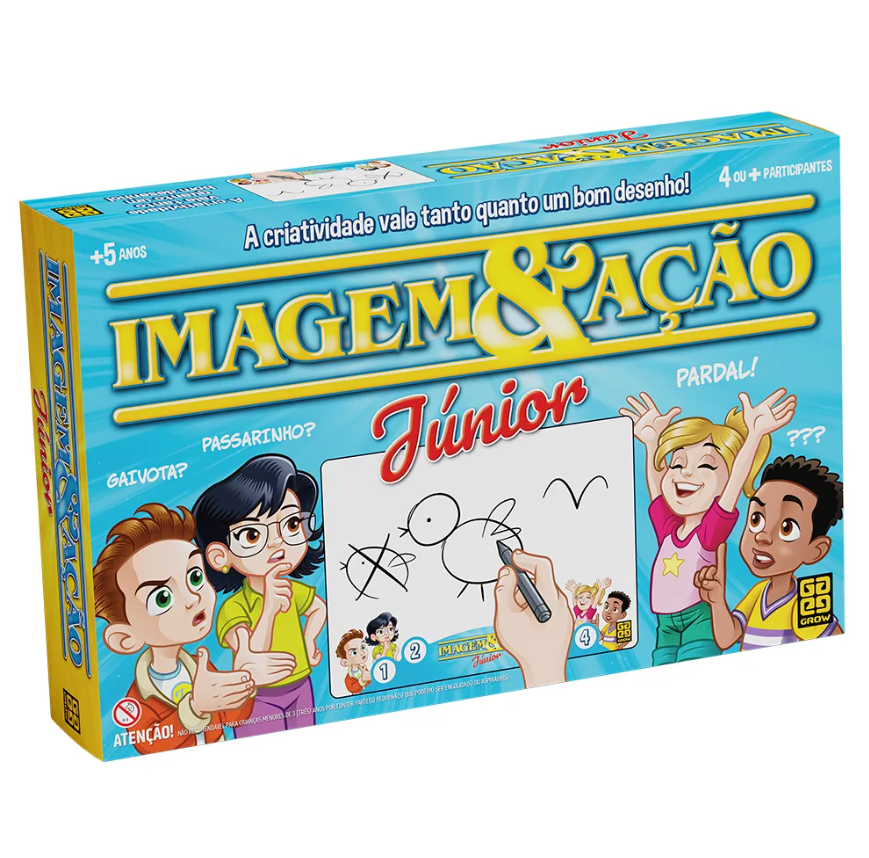 Embalagem do jogo Imagem & Ação Júnior