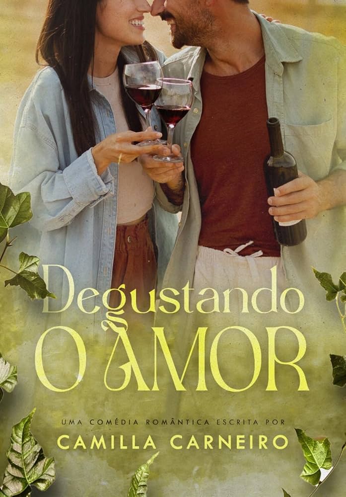Capa do livro Degustando o amor da Camilla Carneiro