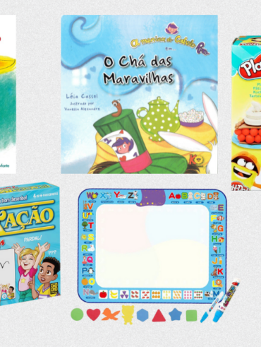 Livros e brinquedos