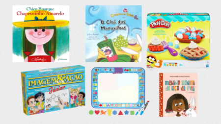 Livros e brinquedos
