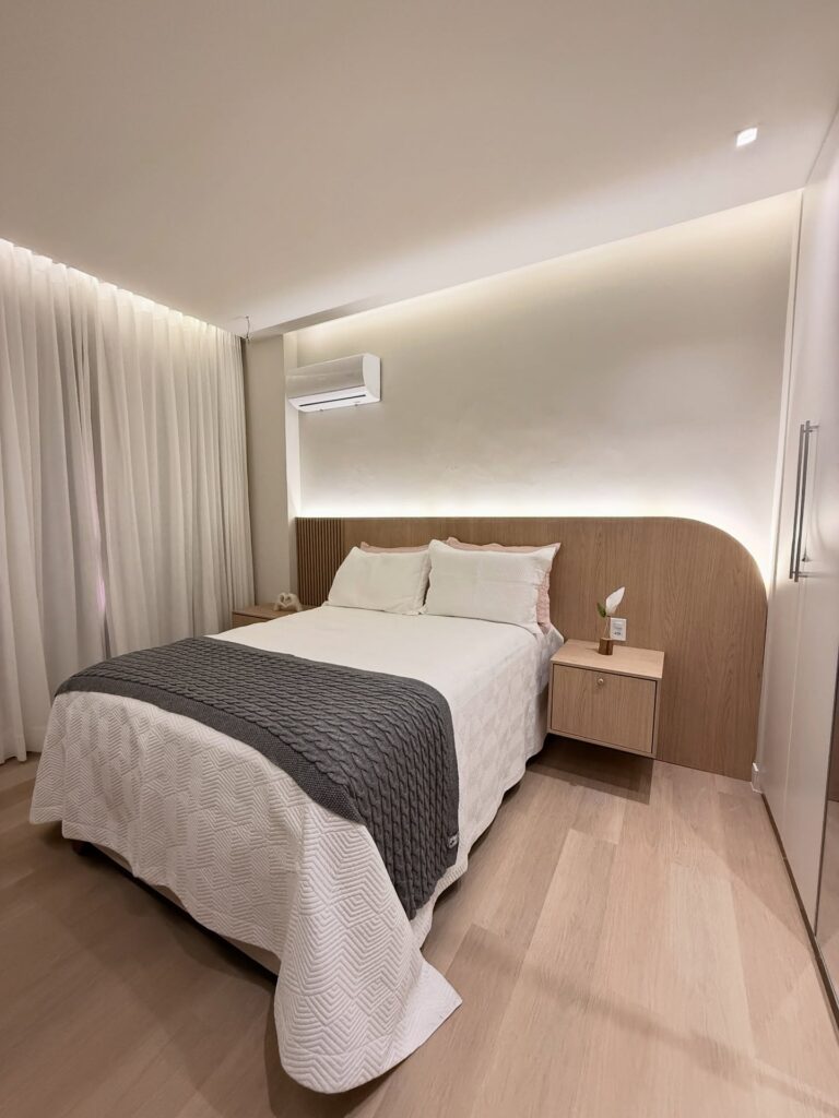 Quarto de casal aconchegante