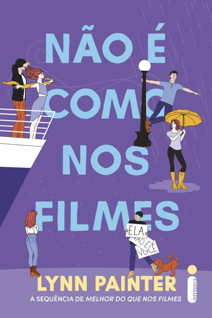 Capa do livro Não é como nos filmes, da Lynn Painter