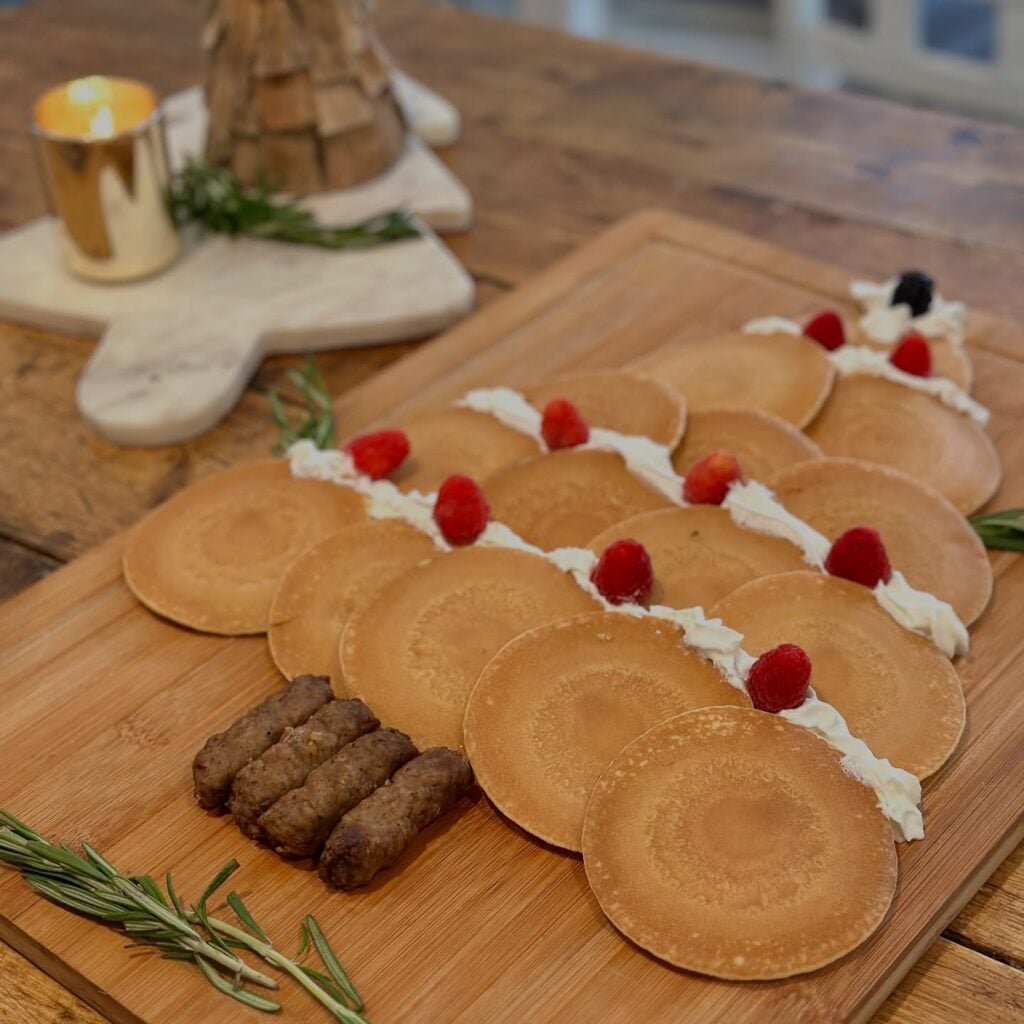 Panqueca de árvore de Natal