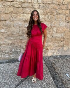 Vestido de natal vermelho