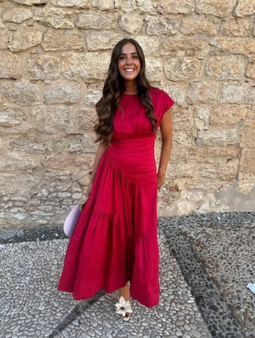 Vestido de natal vermelho