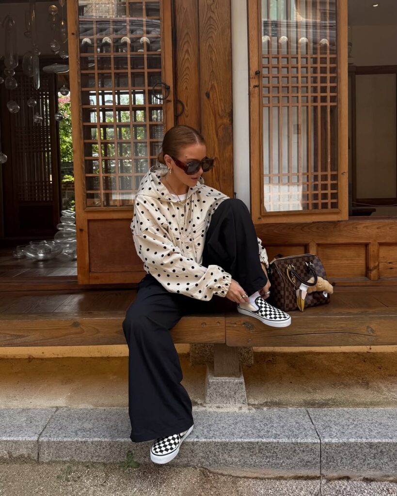 looks com vans checkerboard