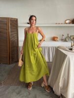 looks de natal com vestido verde