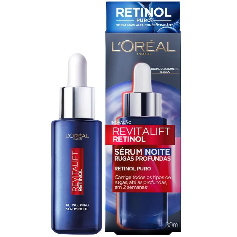 Antirrugas Revitalift Retinol (R$ 123,40), da L'Oréal Paris