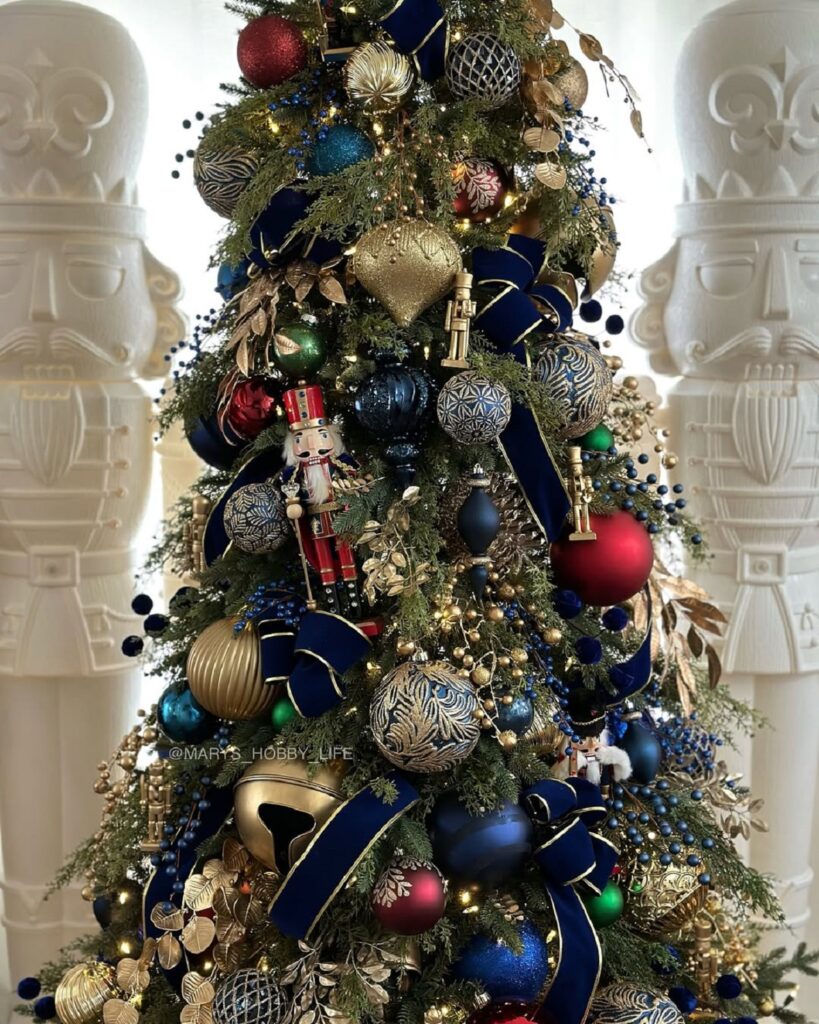 Árvore de Natal com quebra-nozes
