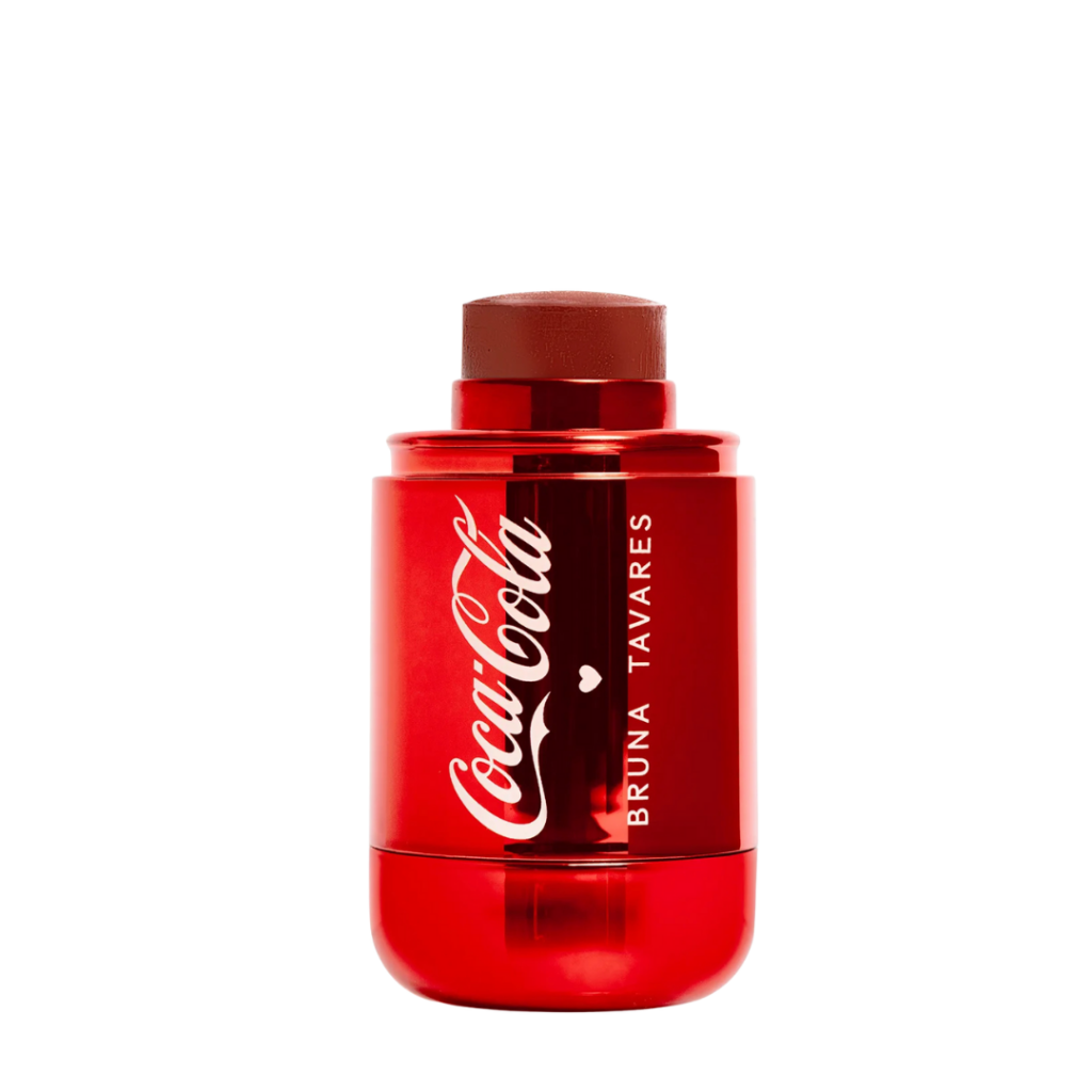 Embalagem do BT x Coca-Cola Stick Blush, Bruna Tavares