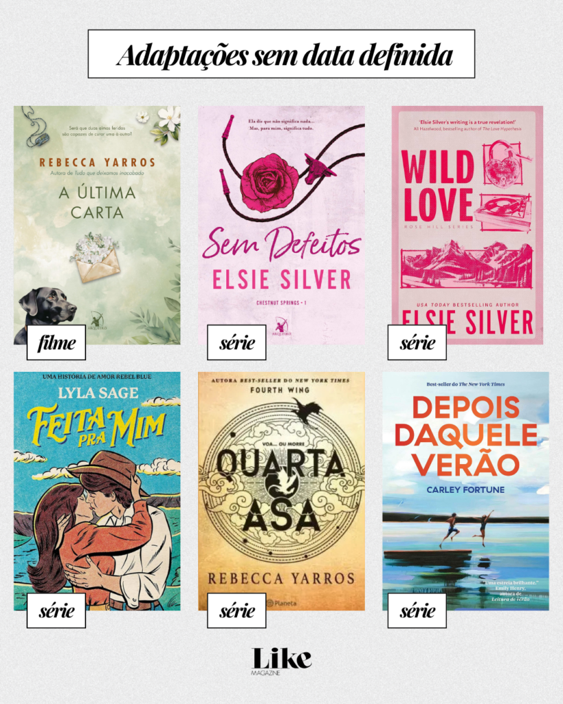 Livros que vão virar filme em 2026