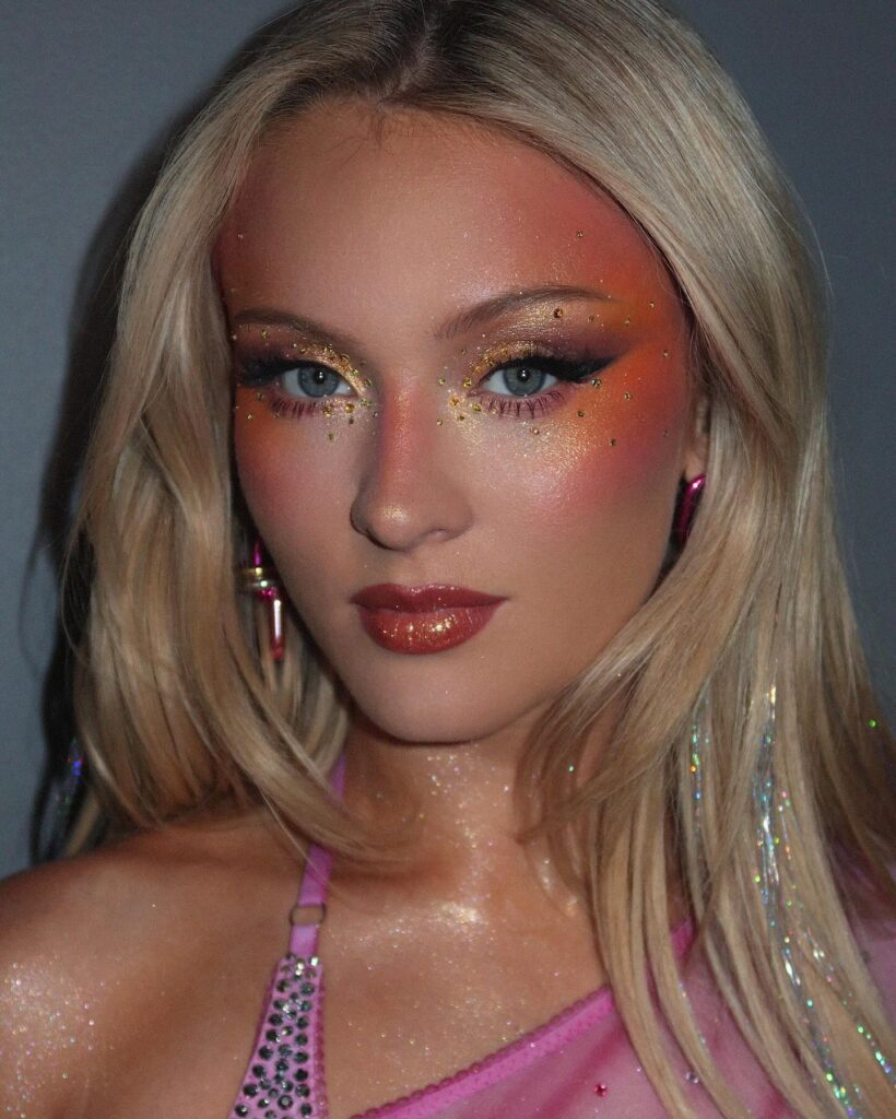 Maquiagem de Ano-Novo de Zara Larsson