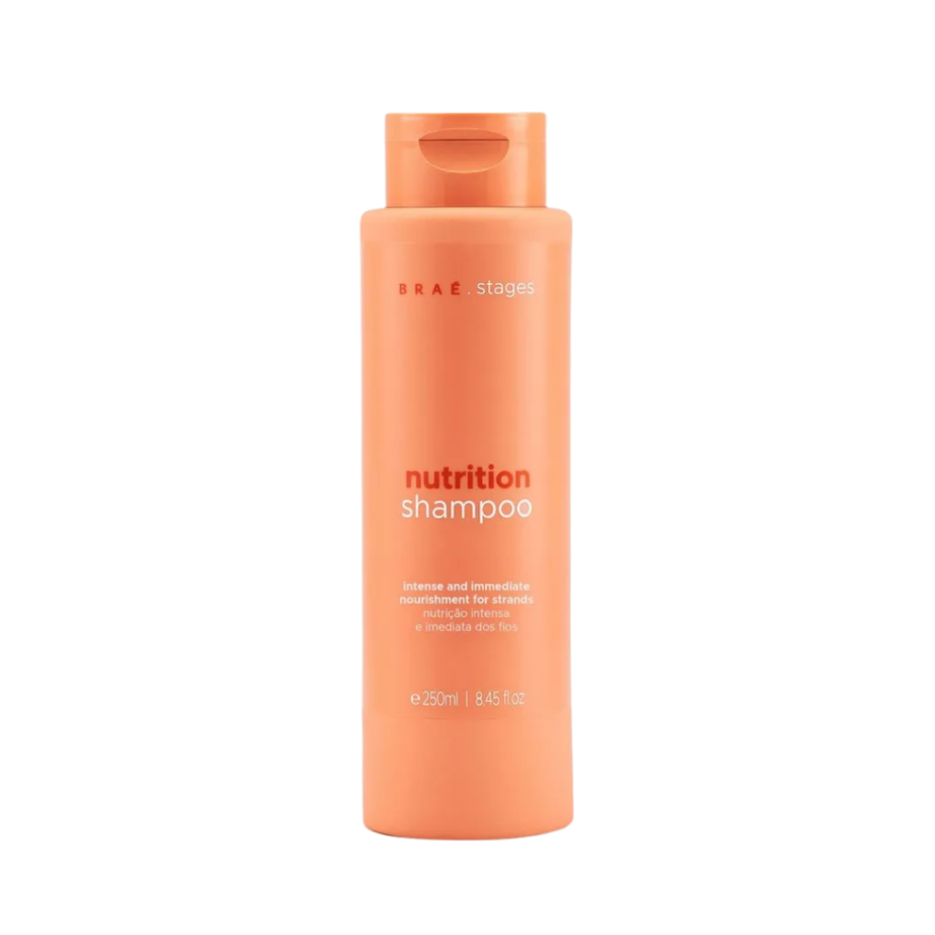 Embalagem do shampoo de nutrição da Braé