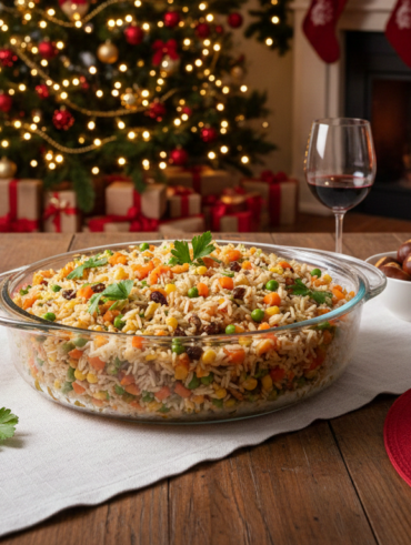 receita de arroz à grega