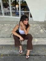 look com calçado animal print