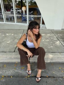 look com calçado animal print