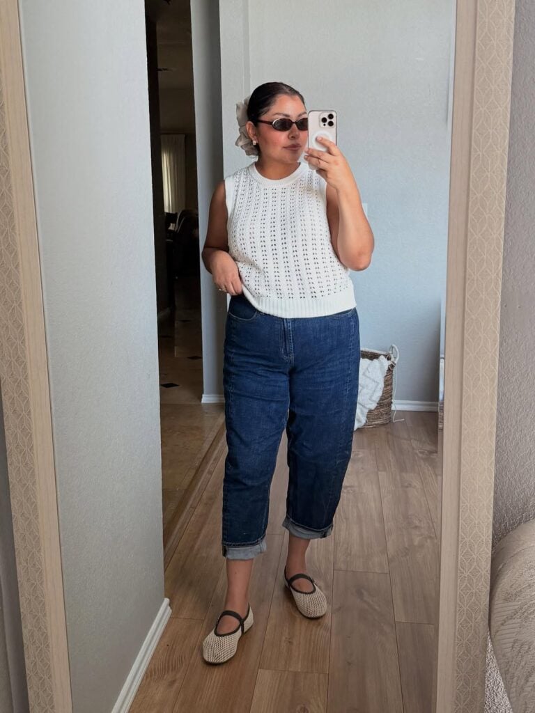 look com calça jeans feminina
