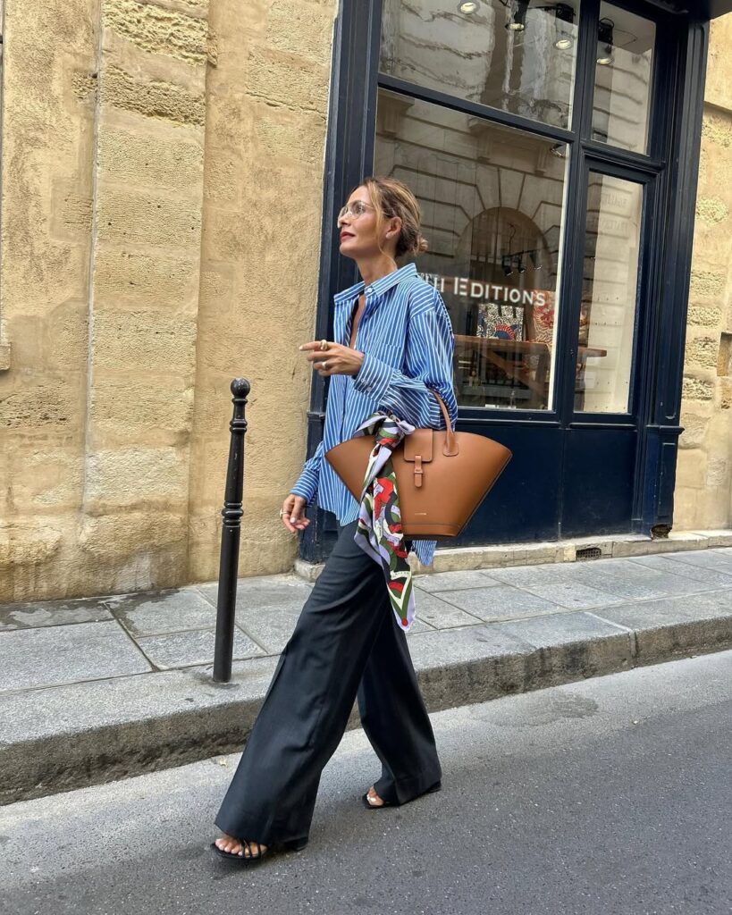 look de trabalho com camisa
