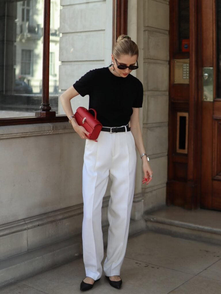 looks com calça branca