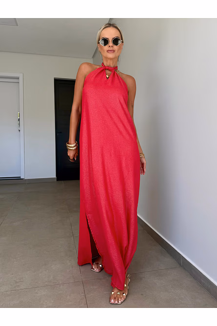 look vermelho