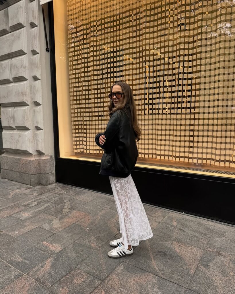 look com saia de renda