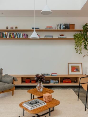 Projeto de sala de estar do arquiteto Raphael Wittmann