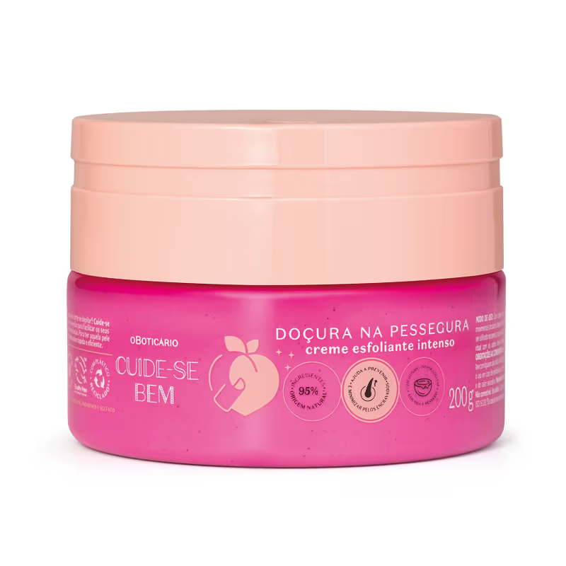 Creme Esfoliante Intenso Cuide-se Bem Doçura na Pessegura