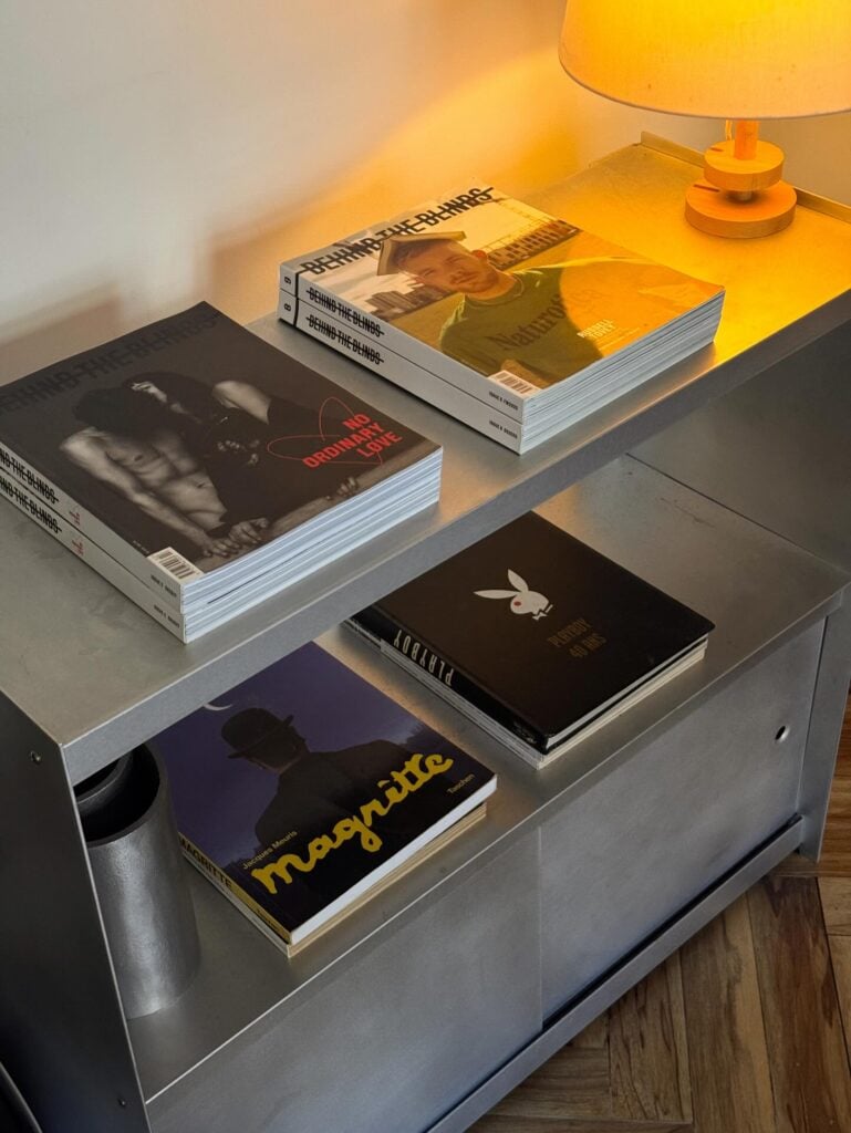 Decoração com livros na sala de estar ou no quarto