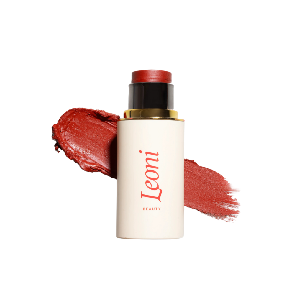 Embalagem do blush da Leoni Beauty