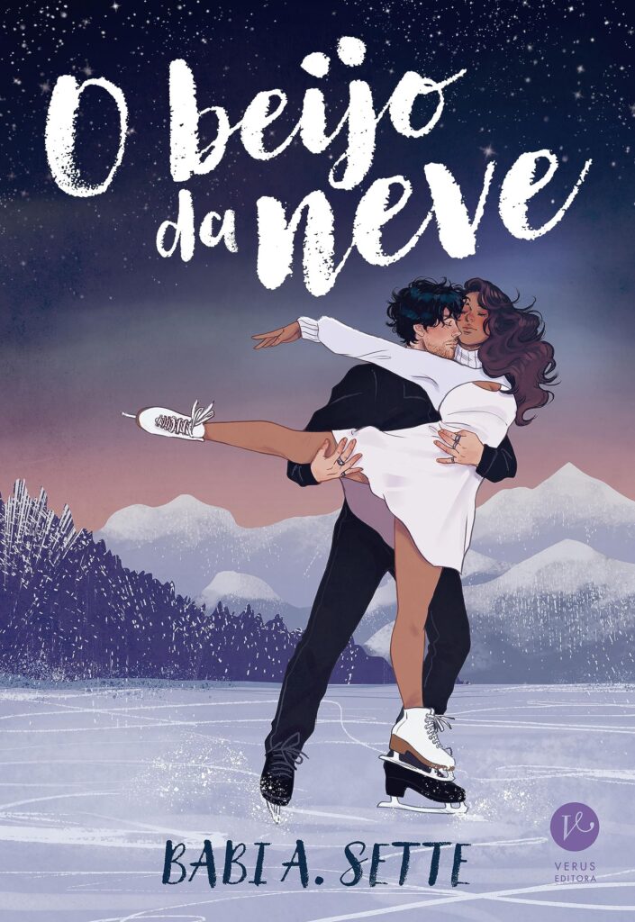 Capa do livro O beijo da neve, da Babi A. Sette