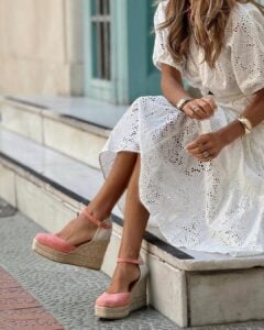 Looks com salto Anabela