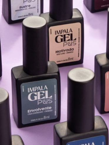 Embalagens dos esmaltes em gel da Impala