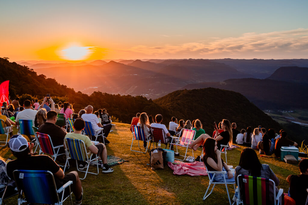 Ninho das Águias ao pôr do sol