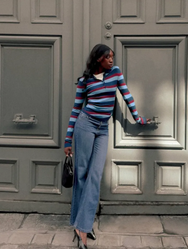 looks com blusa listrada