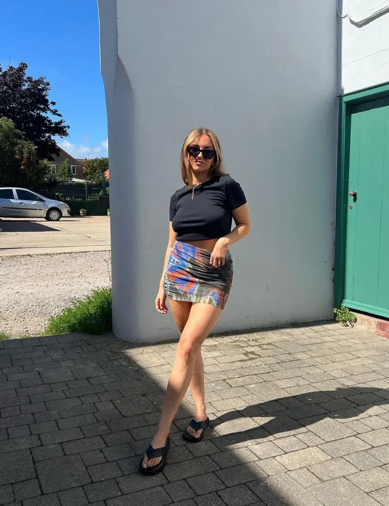looks com chinelo plataforma