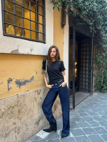 looks com jeans escuro