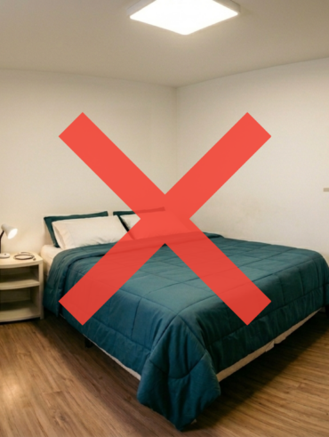 Erros ao decorar o quarto