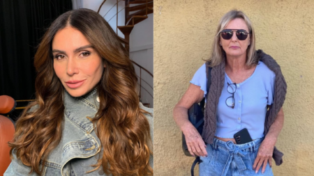 Montagem de Giovanna Antonelli e Dominique Scharf