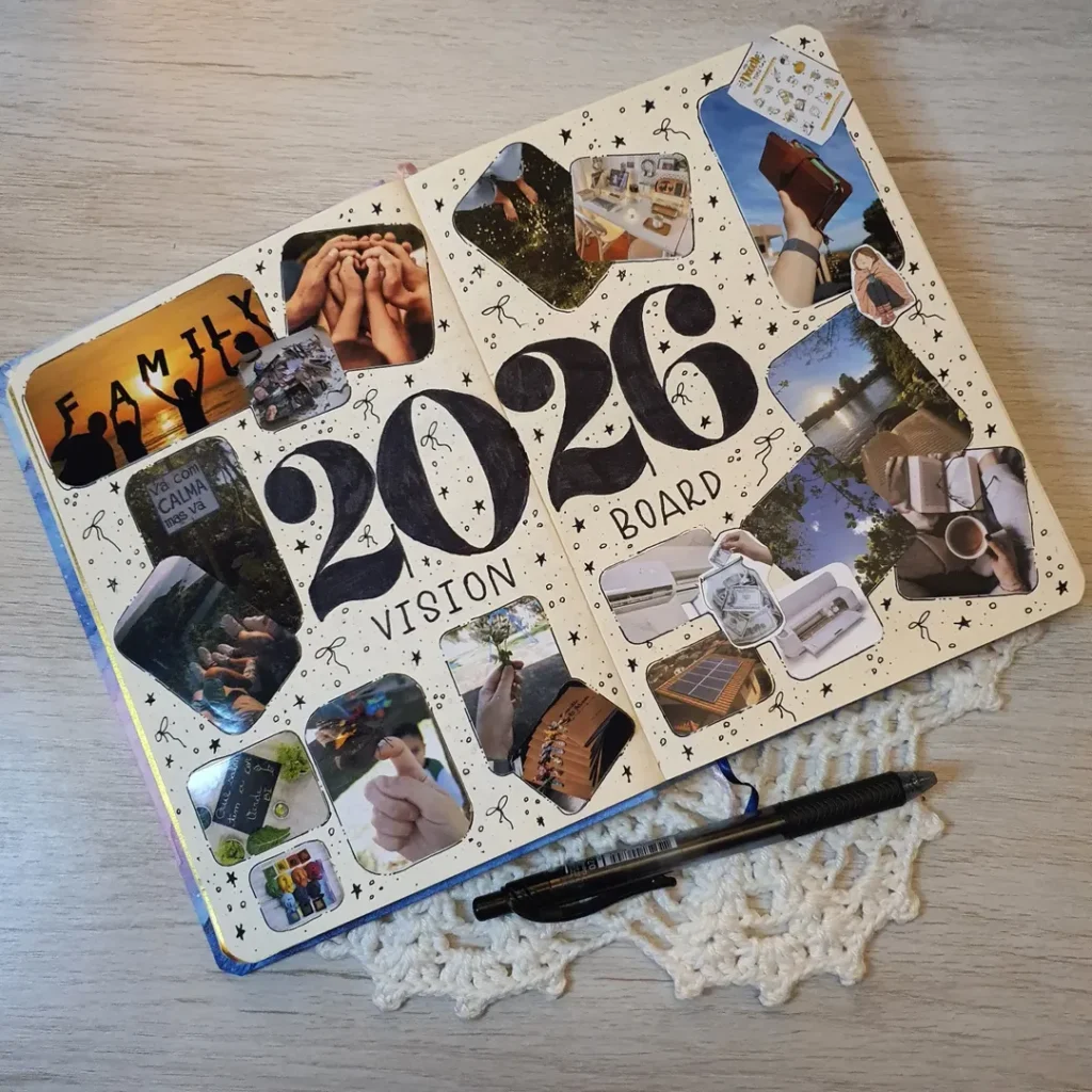 Ideia de hobby, vision board