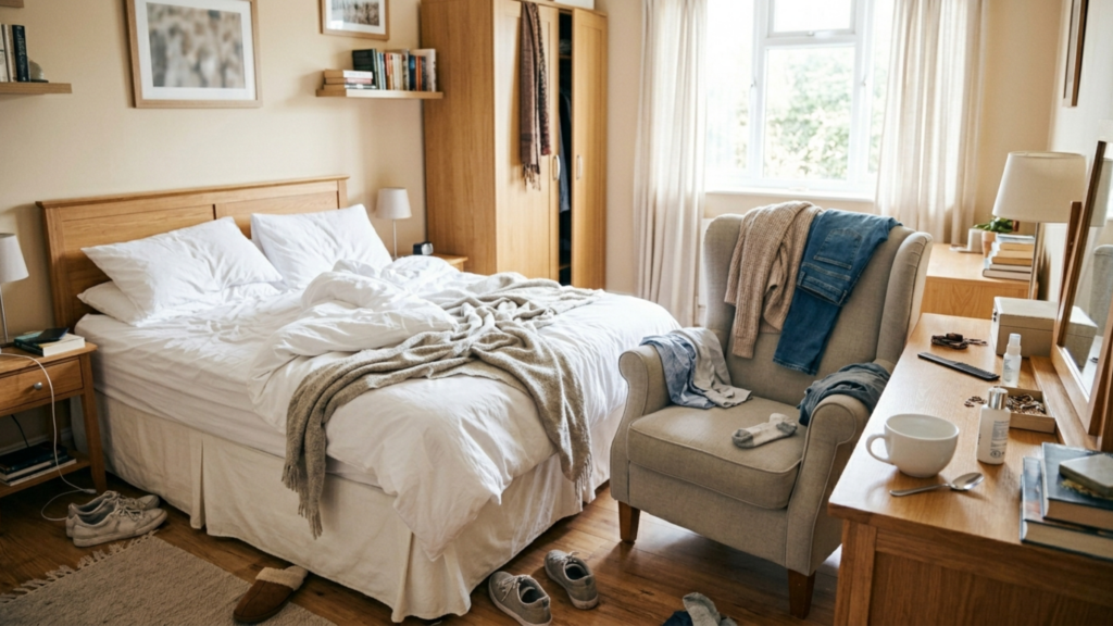 Quarto bagunçado