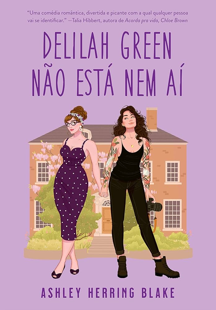 Capa do livro Delilah Green não está nem ai, de Ashley Herring Blake
