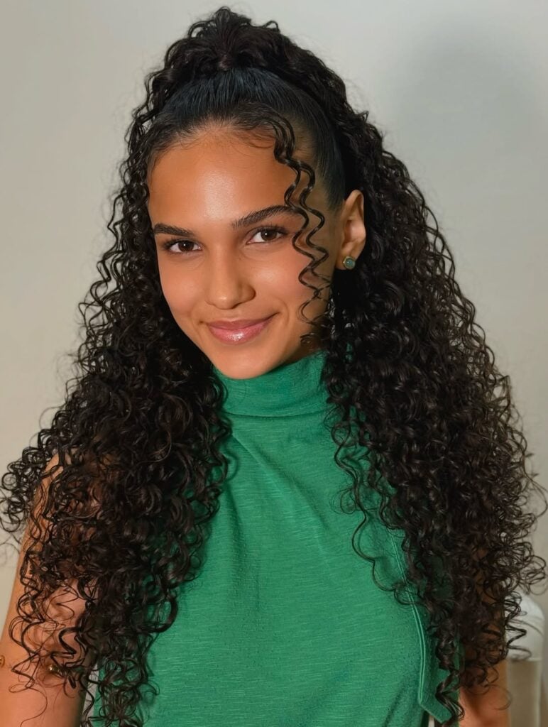 Penteado para madrinha de casamento
